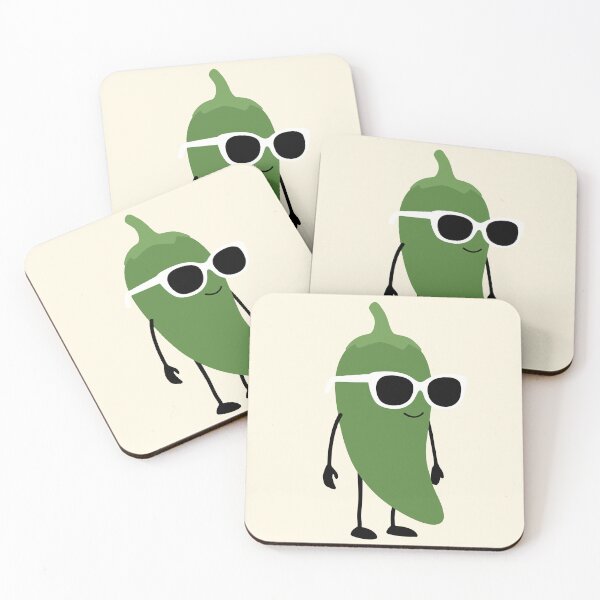 Item preview, Chili pepper green Flat designed and sold by White Rim Mates.