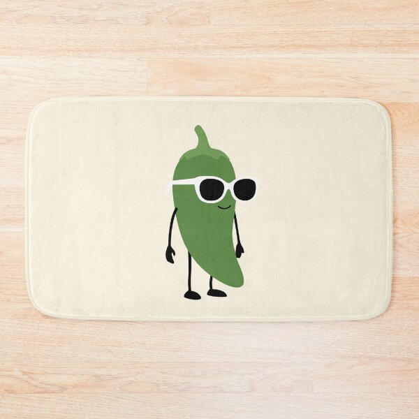 Item preview, Chili pepper green Flat designed and sold by White Rim Mates.