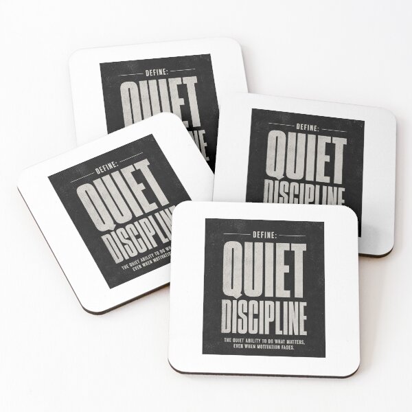 Item preview, Define Quiet Discipline Definition Typography Design designed and sold by PrintxforxYou.