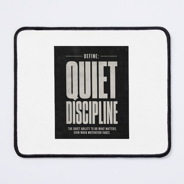 Item preview, Define Quiet Discipline Definition Typography Design designed and sold by PrintxforxYou.