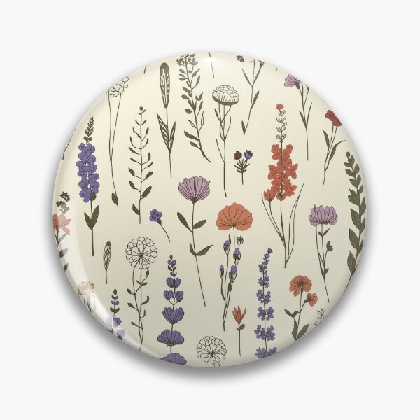Item preview, Scientific Vintage Botanical Wildflower Print designed and sold by NuvoraNest.