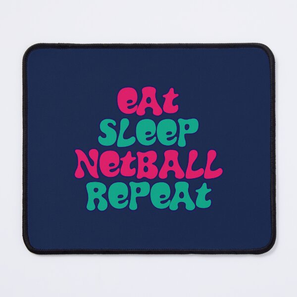 Item preview, Eat Sleep Netball Repeat designed and sold by Hello Bee Bee.