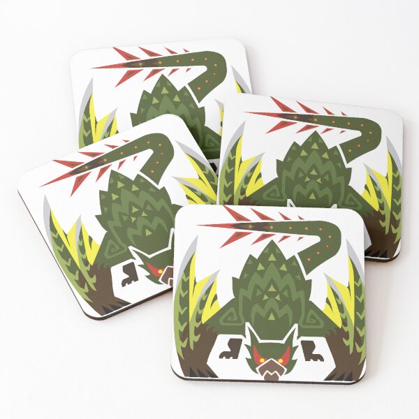 Artikelvorschau, Grünes Nargacuga-Symbol (inspiriert von MHW) entworfen und verkauft von BlackiePotter.