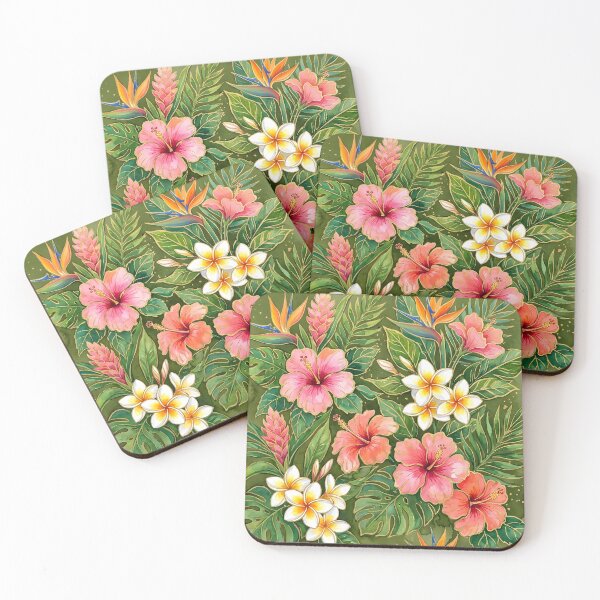 Item preview, Tropical Flowers designed and sold by GraphicsClub.