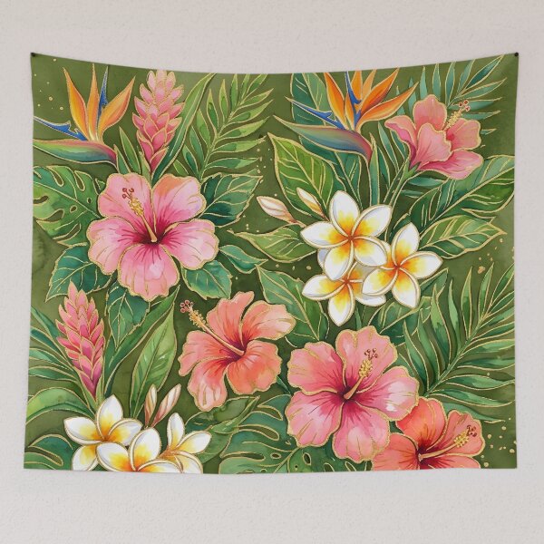 Item preview, Tropical Flowers designed and sold by GraphicsClub.