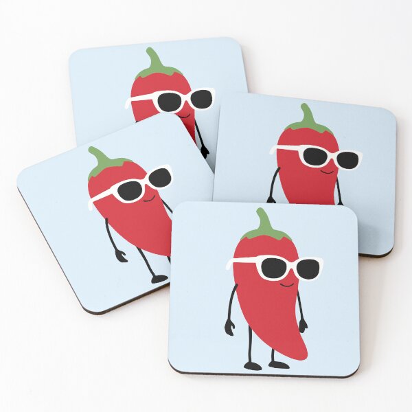 Item preview, Chili pepper red Flat designed and sold by White Rim Mates.