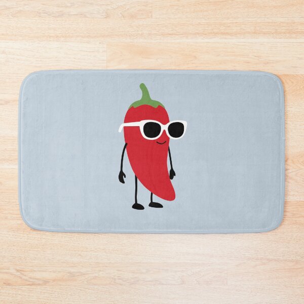 Item preview, Chili pepper red Flat designed and sold by White Rim Mates.