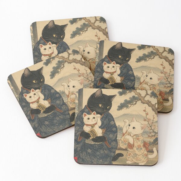 Item preview, The Lucky Cat Lesson: Ukiyo-e Feline Wisdom designed and sold by Komatoya.