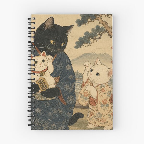Item preview, The Lucky Cat Lesson: Ukiyo-e Feline Wisdom designed and sold by Komatoya.