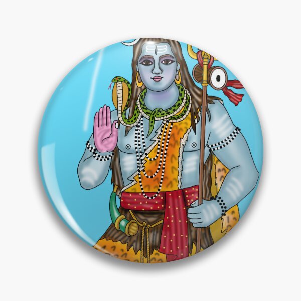 Item preview, Lord Shiva Artwork | Sacred Hindu God Digital Illustration designed and sold by Harshit_Digital_Arts.