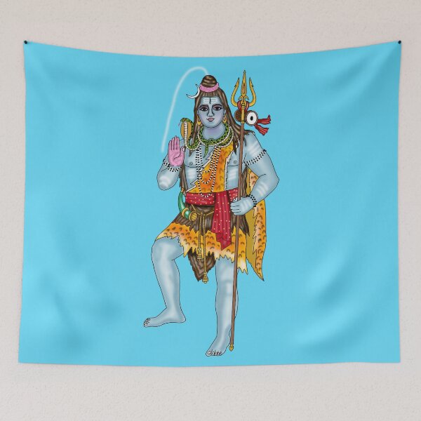 Item preview, Lord Shiva Artwork | Sacred Hindu God Digital Illustration designed and sold by Harshit_Digital_Arts.