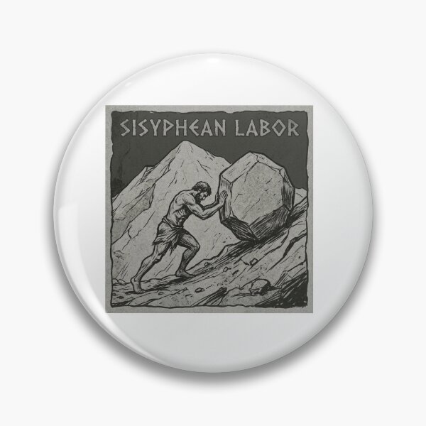 Item preview, Sisyphean Labor: The Eternal Struggle designed and sold by BoldConcept43.