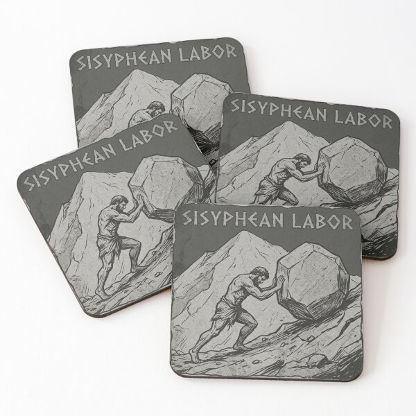 Item preview, Sisyphean Labor: The Eternal Struggle designed and sold by BoldConcept43.