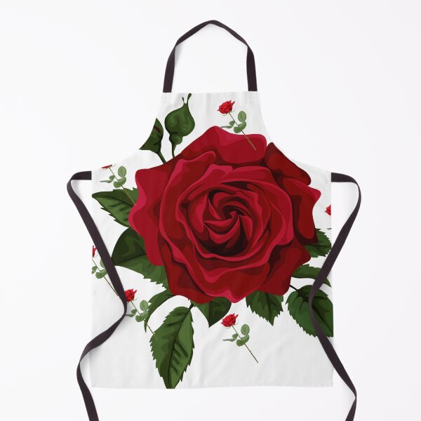 Item preview, Red Rose Bloom Illustration | Elegant Floral Botanical Art designed and sold by vibecraft_studio2.