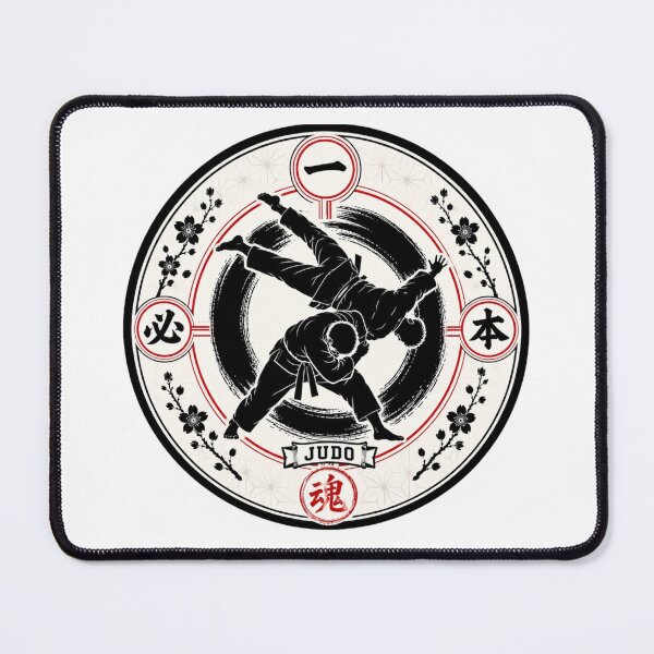 Item preview, 一本必魂 Judo Japanese Kamon Martial Arts Sticker Art designed and sold by Locker39.