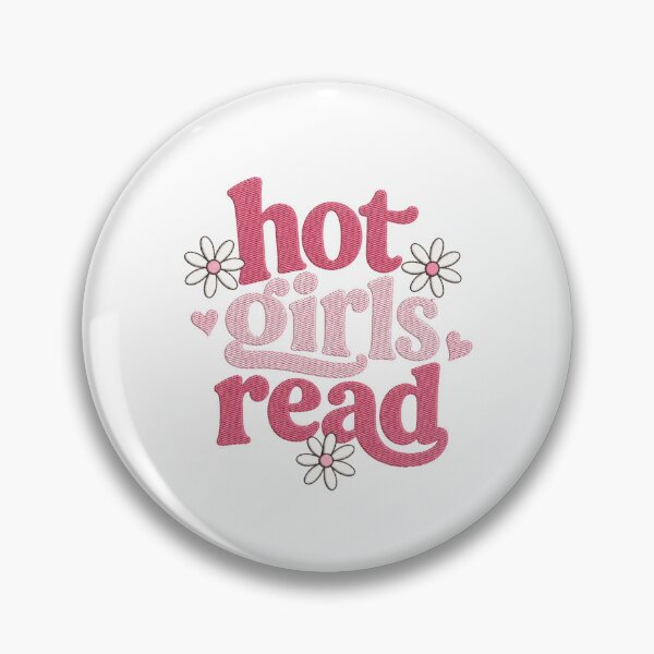 Item preview, Hot Girls Read - Trendy Retro Pink Aesthetic Bookish Art designed and sold by Essémké.