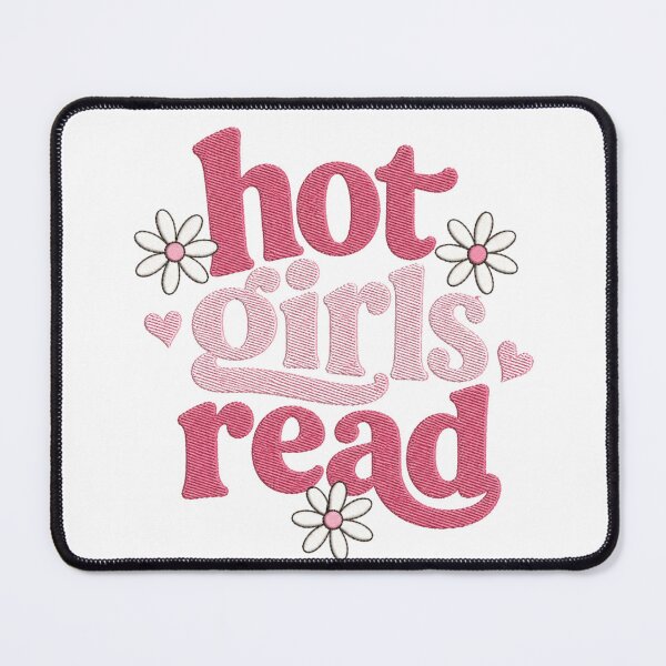 Item preview, Hot Girls Read - Trendy Retro Pink Aesthetic Bookish Art designed and sold by Essémké.