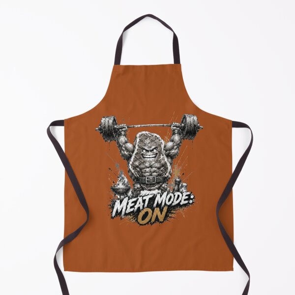 Item preview, Meat Mode On – Funny Steak Bodybuilder Gym BBQ Design designed and sold by BlackSector77.