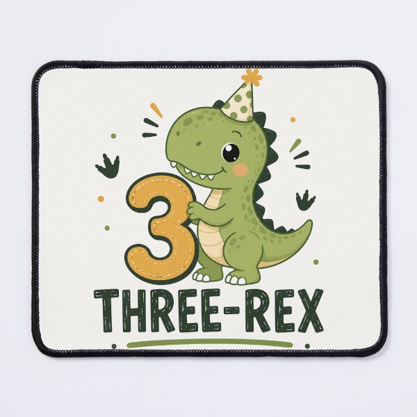 Item preview, Cute Dinosaur Third Birthday Three Rex Cute T Rex designed and sold by Seculinator.