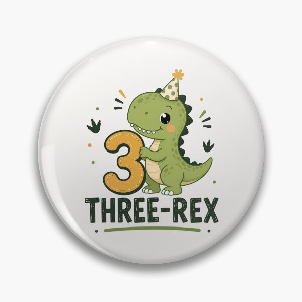 Item preview, Cute Dinosaur Third Birthday Three Rex Cute T Rex designed and sold by Seculinator.