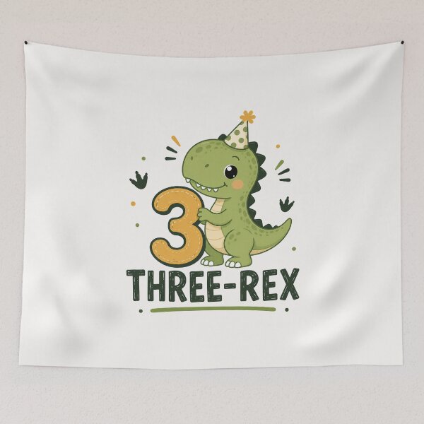Item preview, Cute Dinosaur Third Birthday Three Rex Cute T Rex designed and sold by Seculinator.