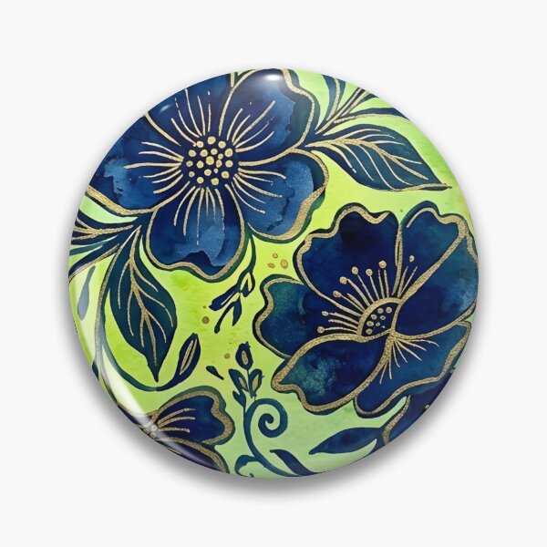 Item preview, Navy Floral  designed and sold by GraphicsClub.