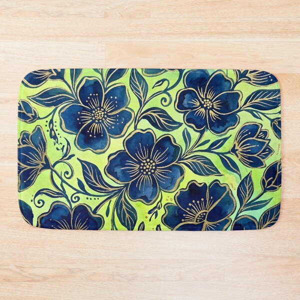 Item preview, Navy Floral  designed and sold by GraphicsClub.