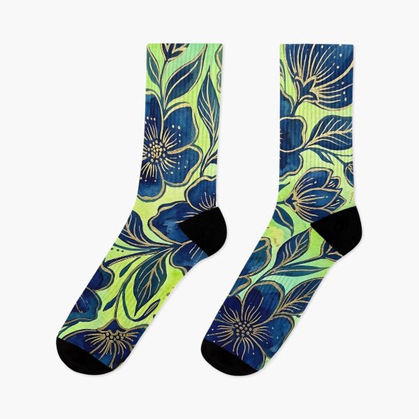 Item preview, Navy Floral  designed and sold by GraphicsClub.