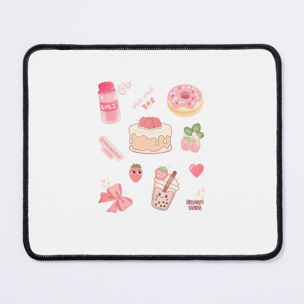 Item preview, ? Berry Sweet Strawberry Café Sticker Pack | Cute Kawaii Food & Boba Aesthetic designed and sold by ravenRM.