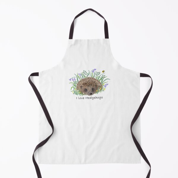 Item preview, I love Hedgehogs Hedgehog Woodland flowers wild flowers wildlife Proceeds go to animal charities rescues designed and sold by AnimalFriends1.