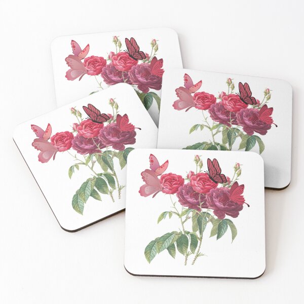 Item preview, Vintage Rose Garden with Butterflies | Romantic Floral Aesthetic designed and sold by vibecraft_studio2.