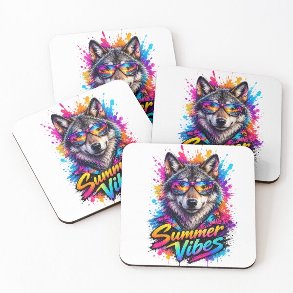Item preview, Summer Vibes Wolf designed and sold by GooniSL.