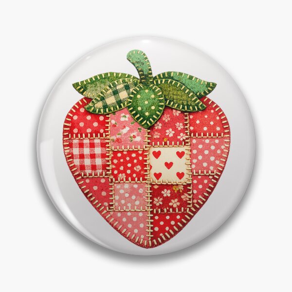 Item preview, Strawberry Patchwork Vintage Summer Farmers designed and sold by erozzz.