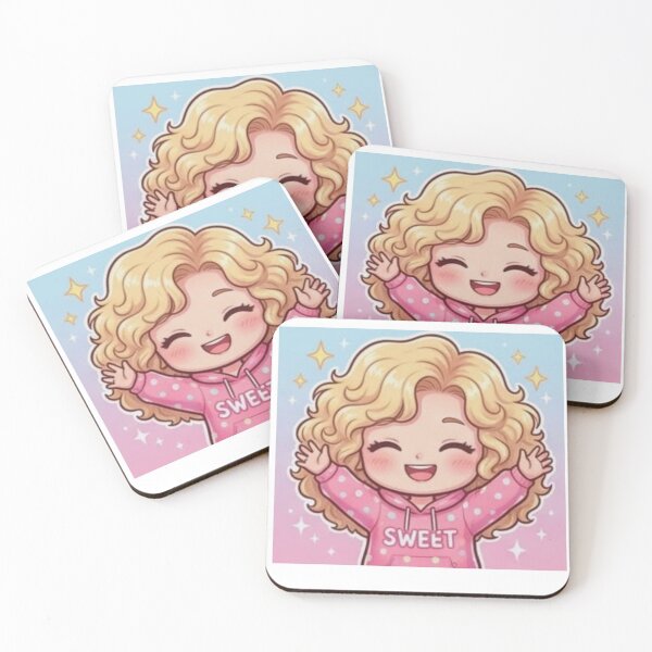 Item preview, Cute Kawaii Chibi Girl Cheering designed and sold by deisgnsbyshane.