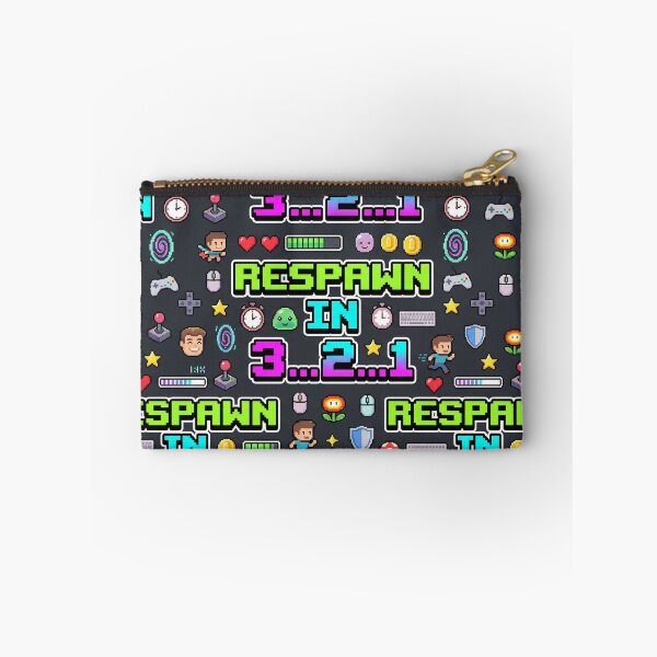 Item preview, Retro Gaming Respawn Pattern – 8-Bit Pixel Art Arcade Print designed and sold by OpenDreamArts.