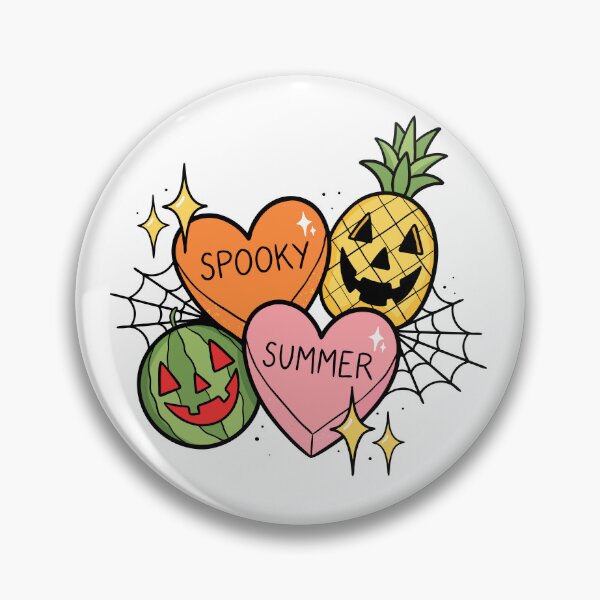 Item preview, Spooky Summer Halloween Fruit Design | Cute Pineapple Watermelon Candy Hearts Aesthetic designed and sold by Snifferius.