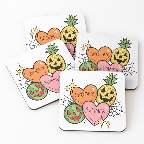 Item preview, Spooky Summer Halloween Fruit Design | Cute Pineapple Watermelon Candy Hearts Aesthetic designed and sold by Snifferius.