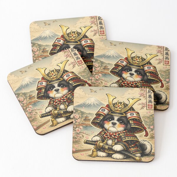 Item preview, Samurai Shih Tzu – Edo Warrior Dog designed and sold by ShihTzuRareArt.