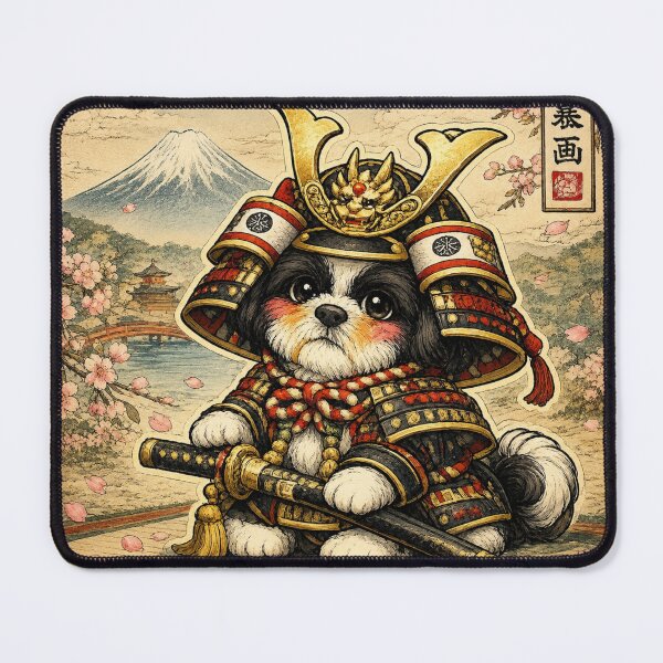 Item preview, Samurai Shih Tzu – Edo Warrior Dog designed and sold by ShihTzuRareArt.