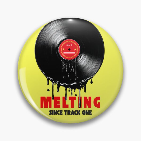 Item preview, Melting Since Track One Vinyl Record T-Shirt Funny Music Lover Gift Retro Tee designed and sold by oonproducts.