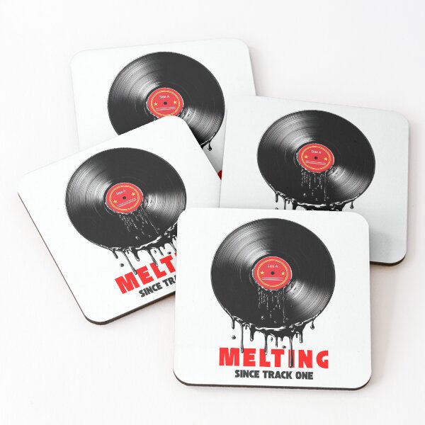 Item preview, Melting Since Track One Vinyl Record T-Shirt Funny Music Lover Gift Retro Tee designed and sold by oonproducts.