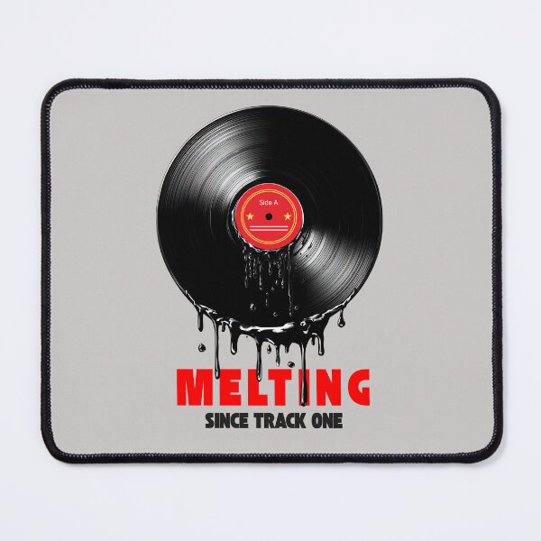Item preview, Melting Since Track One Vinyl Record T-Shirt Funny Music Lover Gift Retro Tee designed and sold by oonproducts.
