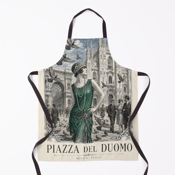 Item preview, Piazza del Duomo, Milan, Italy [Steel Engraving] designed and sold by elektronen.