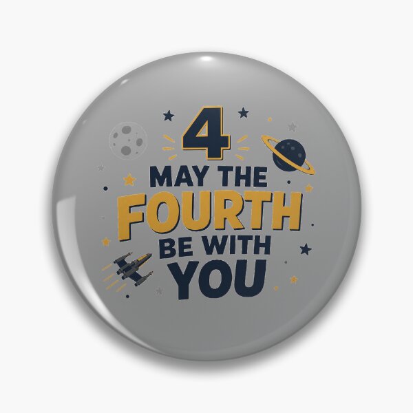Item preview, May the Fourth Be With You 4th Birthday Cute Space designed and sold by Seculinator.