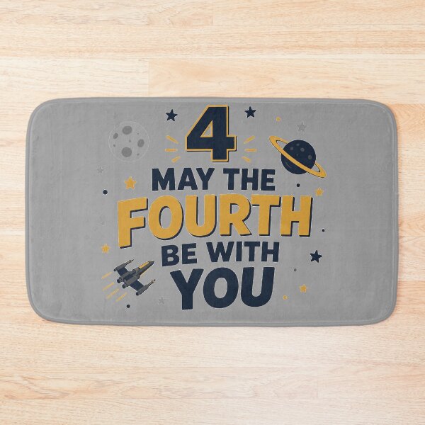 Item preview, May the Fourth Be With You 4th Birthday Cute Space designed and sold by Seculinator.