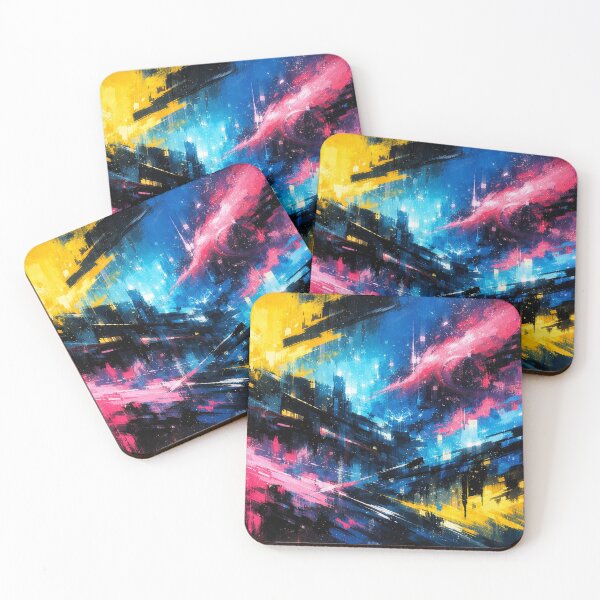 Item preview, A luminous abstract explosion of color designed and sold by Sigtrix.