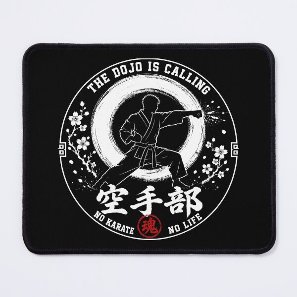 Item preview, The Dojo Is Calling No Karate No Life Japanese Karate Club Sticker Art designed and sold by Locker39.