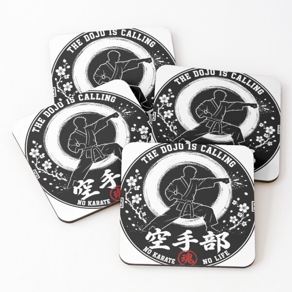 Item preview, The Dojo Is Calling No Karate No Life Japanese Karate Club Sticker Art designed and sold by Locker39.