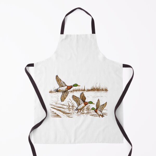 Item preview, Flying Mallard Ducks Wildlife Marsh Hunting Illustration Art designed and sold by justinhmorton.