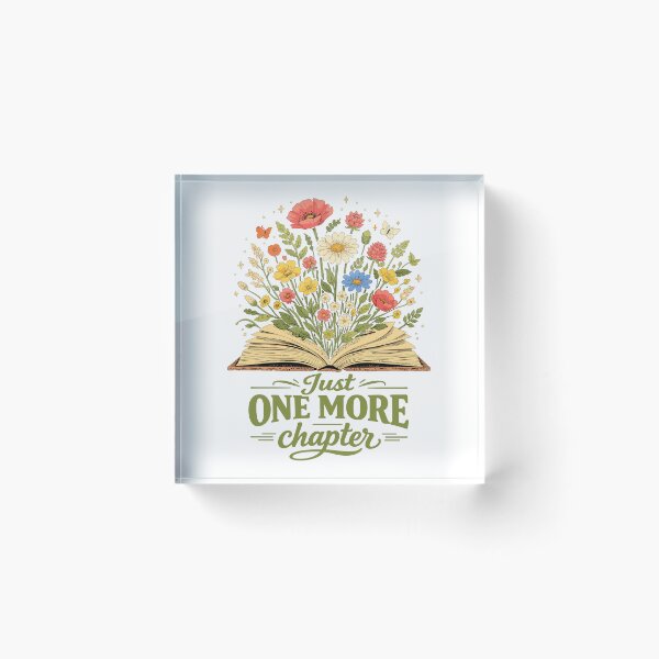 Item preview, Just One More Chapter Wildflowers Book Love designed and sold by Pineapple-Tree.